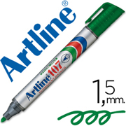 ARTLINE MARCADOR PERMANENTE 107 1.5mm VERDE EK-107V